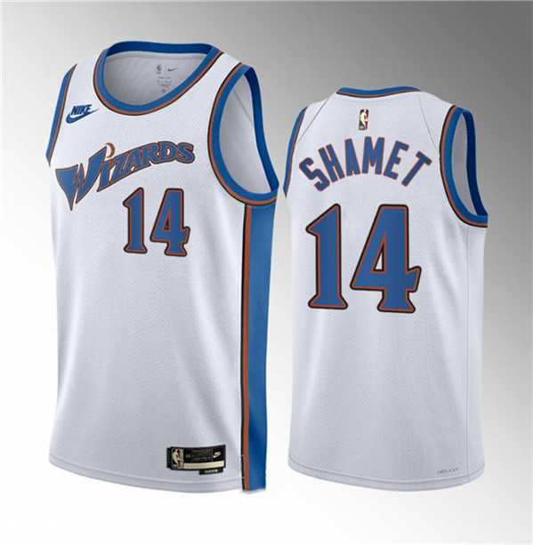 Men's Washington Wizards #14 Landry Shamet White 2023 Draft Classic Edition Stitched Jersey,We sell and wholesale Men's Washington Wizards #14 Landry Shamet White 2023 Draft Classic Edition Stitched Jersey on line form chian!